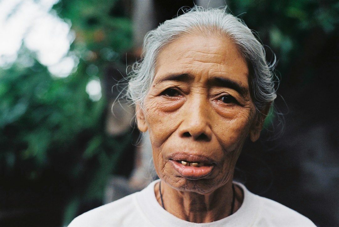 elderly woman portrait